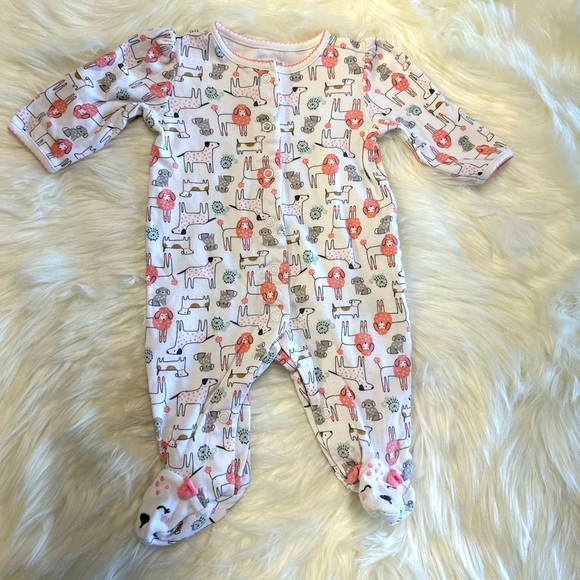 5/$30 Carter’s 3 Month Baby Girl Footies Sleep & Play​ - Picture 2 of 7